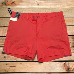 Roundtree & Yorke Casual Flat Front Size 42 Inseam 5.5” Pink Coral Shorts
